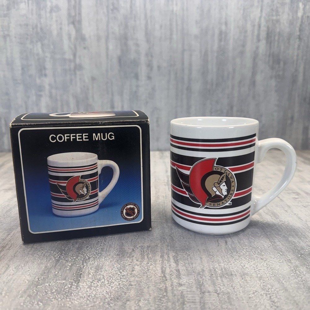 Vintage Sport Impressions NHL Team Mug Ottawa Senators (1994) New With Box